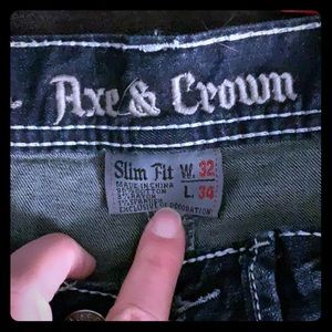 Axe & Crown slim fit jeans, Never worn